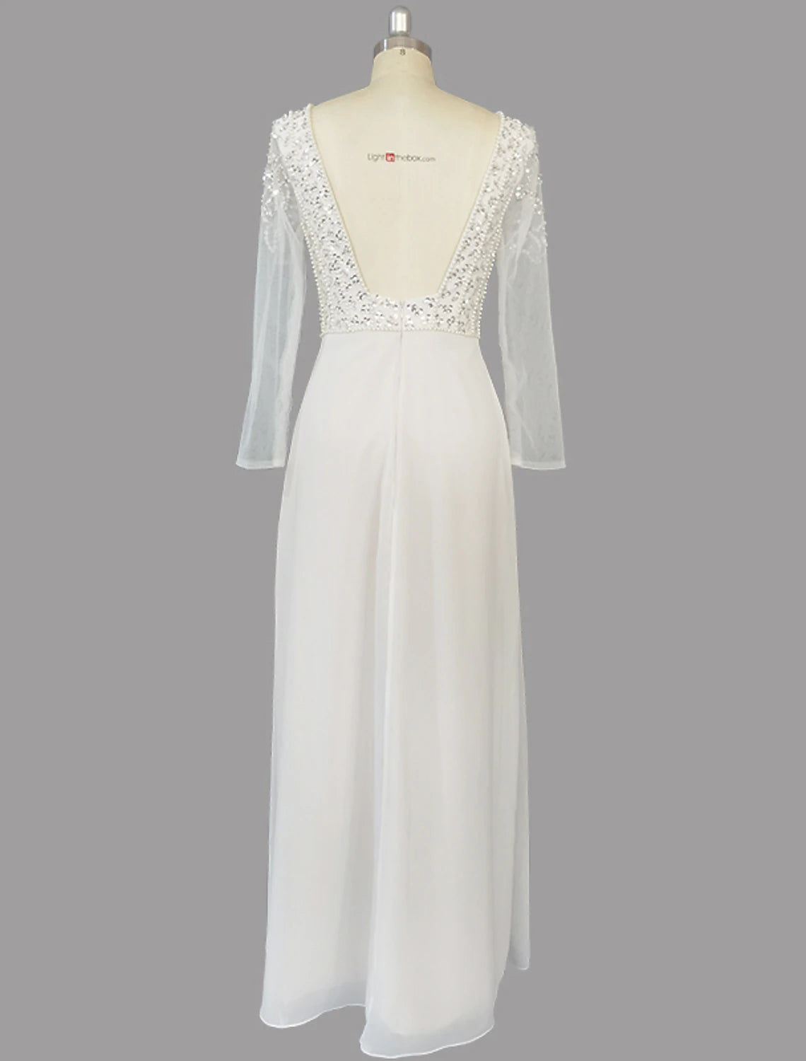 A-Linie Abendkleid Glitzerkleid Verlobungskleid Sweep/Pinsel Schleppe Kurzarm V-Ausschnitt Chiffon mit Pailletten Schlitz